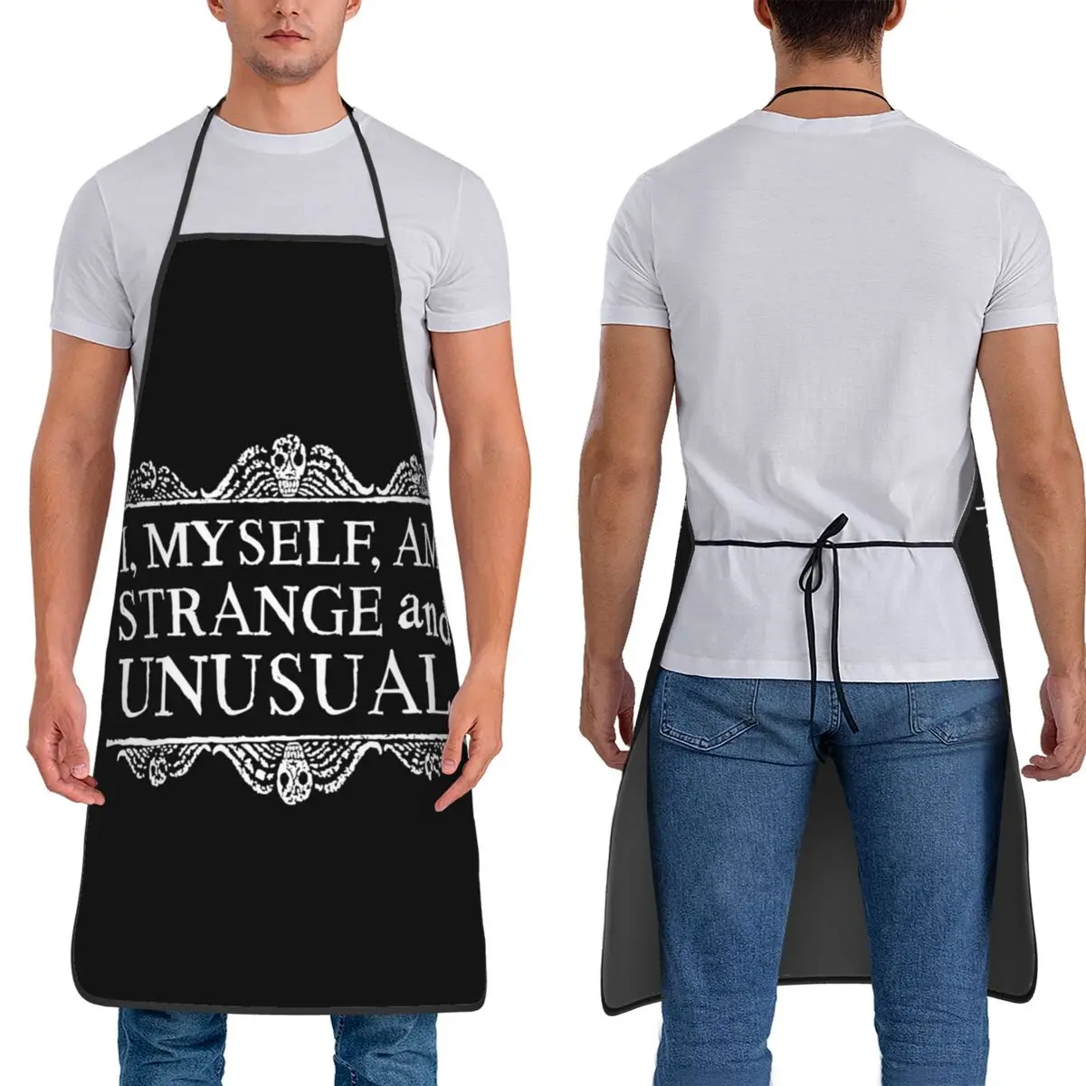 

I, Myself, Am Strange и Unusual. Фартуки шеф-повара для приготовления пищи и выпечки, водонепроницаемый нагрудник для чистки кухни, передник для женщин и мужчин