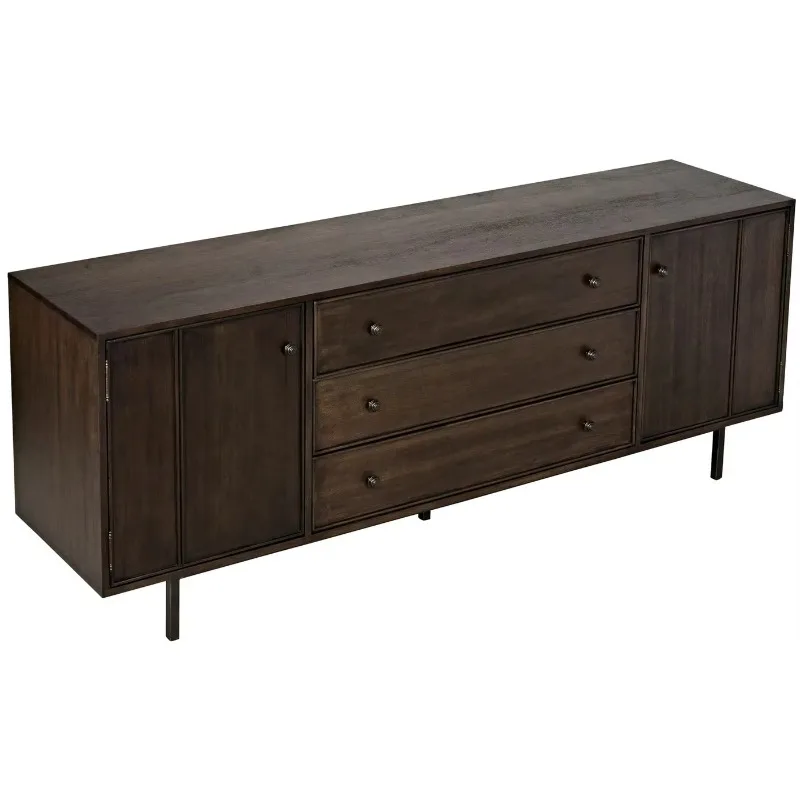 

Wooden Side Panel/Locker Sideboard Living Room Industrial Lacquer High Sideboard Drawer