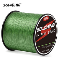 SOLOKING 300m 4 Strands Strong PE Fishing Line Multifilament 10 20 30 40 50 60 80LB Braided Fishing for Carp Bass Fishing Line