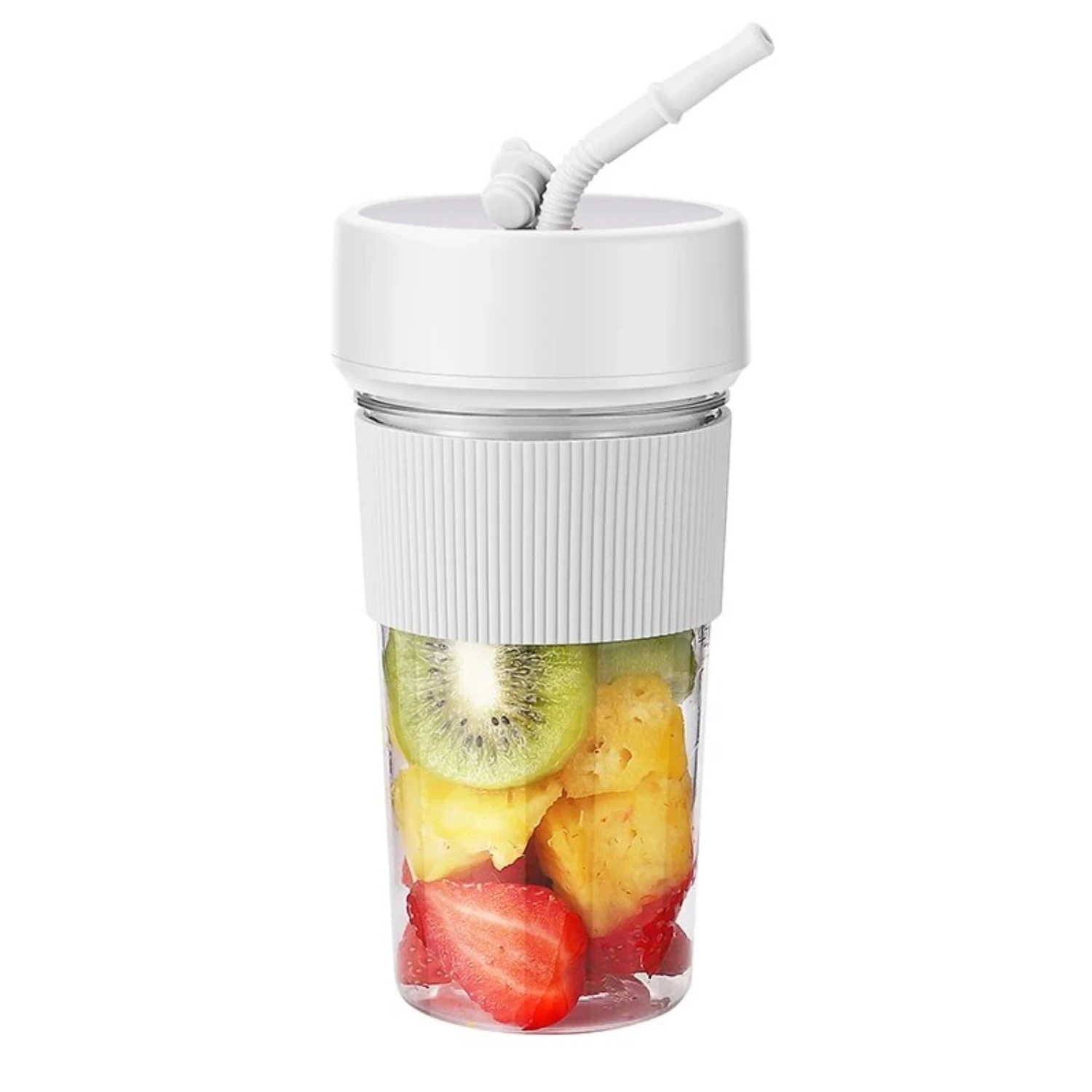 

K5 Mini Portable Juicer Rechargeable Small Outdoor Multifunctional Wireless Juice Cup with Straw