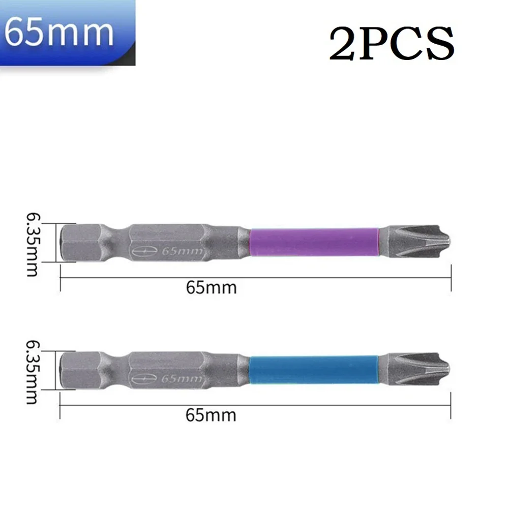 Cross Bit Screwdriver Bit Easy To Work FPH2 Hand Tools Color Differentiation Cross Bit Rust Proof Socket Switch