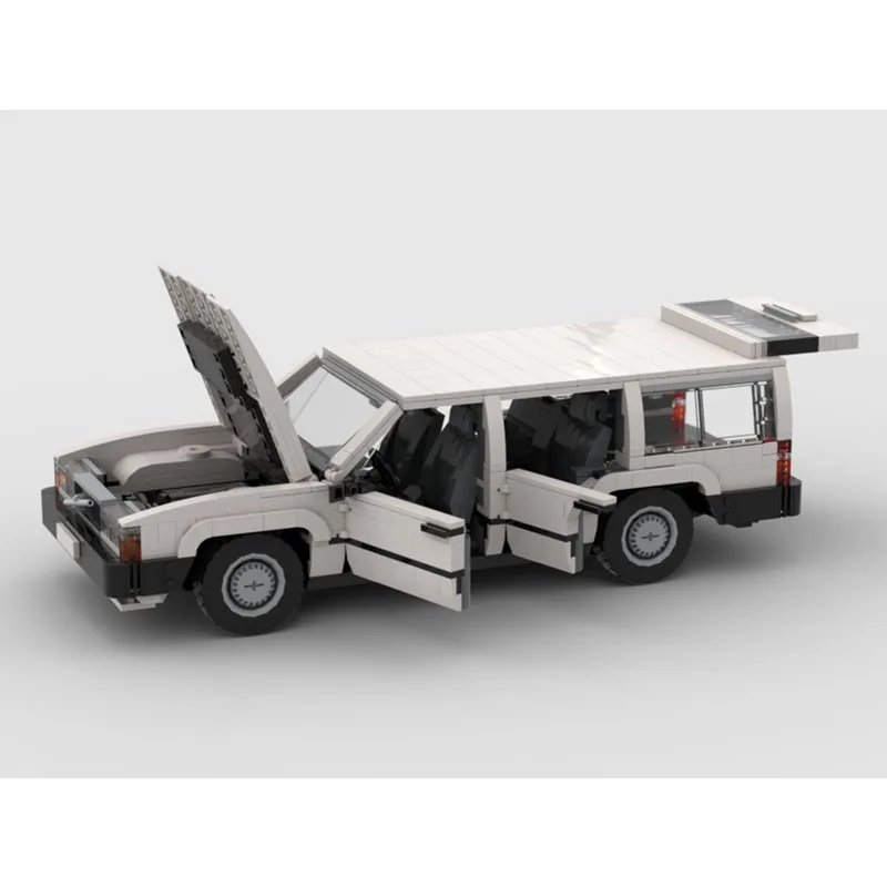 Building Blocks 740 Vintage Station Wagon Model Ornament 1614PCS Children's Birthday, Christmas and New Year Toy Gift MOC-171560
