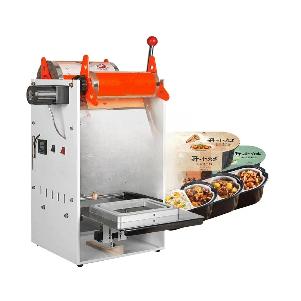 آلة ختم الأغشية البلاستيكية ذات كفاءة عملية سهلة / سدادة صينية يدوية ذكية #4