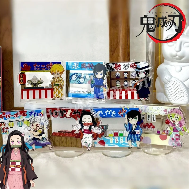 

Аниме Demon Slayer: Kimetsu no Yaiba Kamado Tanjirou Nezuko подставка для косплея модель тарелка акриловый орнамент настольные аксессуары реквизит