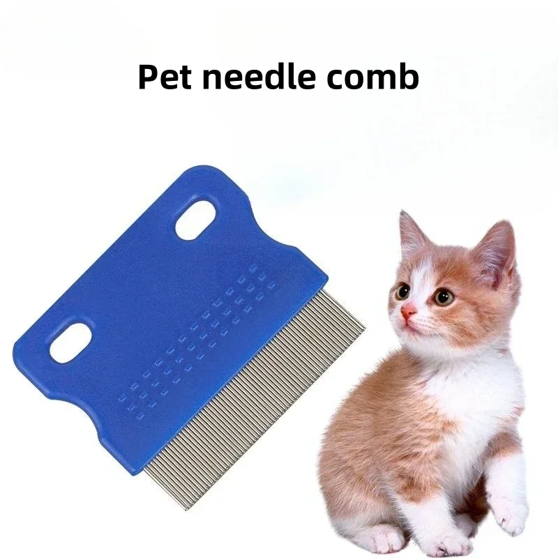 1Pcs Pet Grate Combs Long Needle Shellfish Flea Stainless Steel Remove Lice Comb For Cats And Dogs Supplies Wholesale