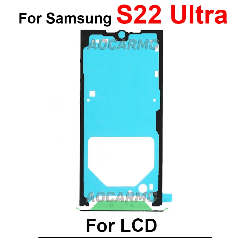 For Samsung Galaxy S20 S21 FE S23 S22 Plus Ultra S21+ S22+ Front Adhesive LCD Display Sticker Tape Glue