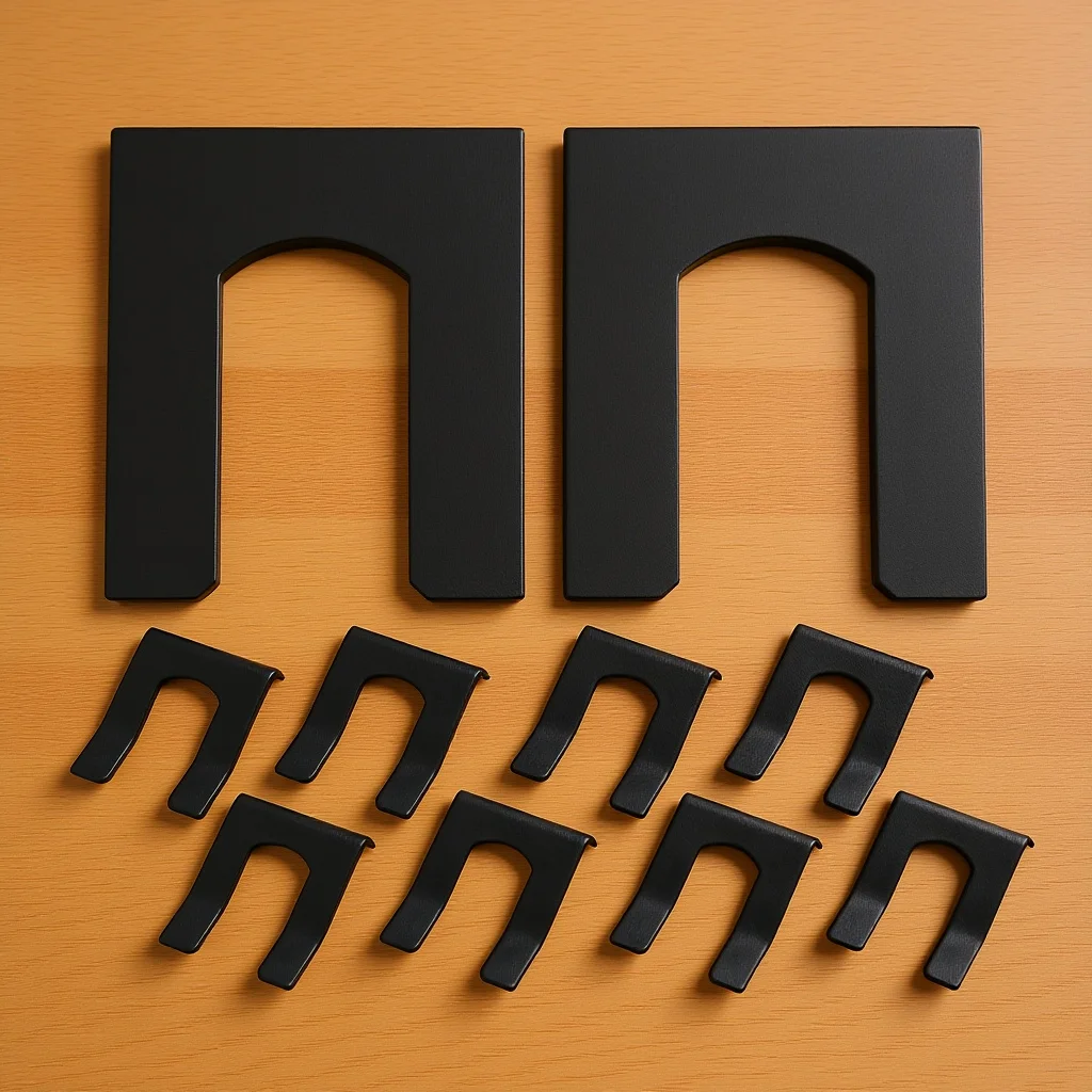 

10Pcs Car Brake Hose Retainer Clips Shaped Clamps for Brake Cables Oil Lines Vehicle Maintenance Accessories