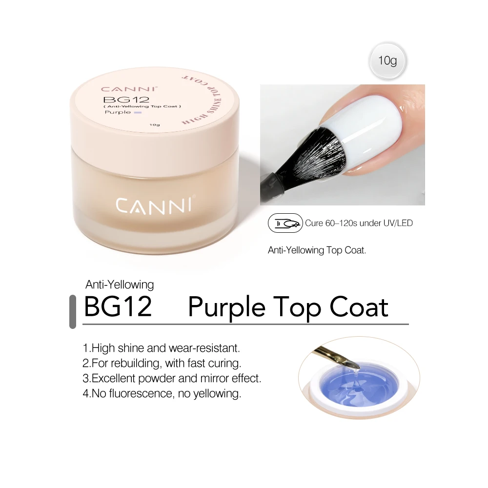 10ml CANNI Multifunktionales Gel 3D-Modelliergel TPO-frei PVC-Modelliergel Ohne Brennen UV-LED Soak-Off No-Wipe Modelliergel – Detail 18