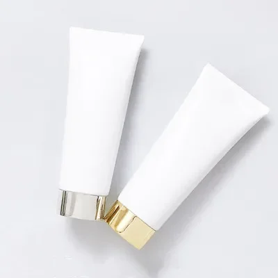 Empty 200g 200ml  Squeeze Bottle 200ml White Plastic Refillable Tube Cosmetic Face Lotion Cream Packaging Container