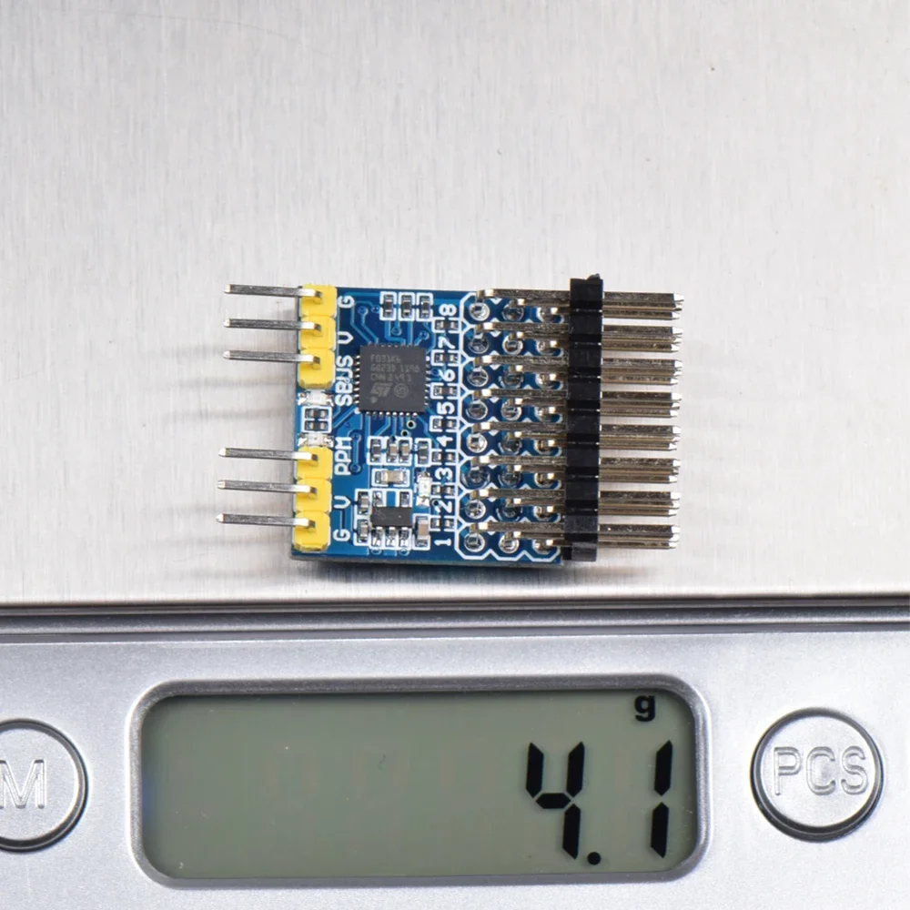 JHEMCU SPP-SBUS 8CH SPP Converter 15A 3.3-20V for PPM PWM SBUS Signal Conversion FLYSKY IA6B FRSKY X8R Receivers