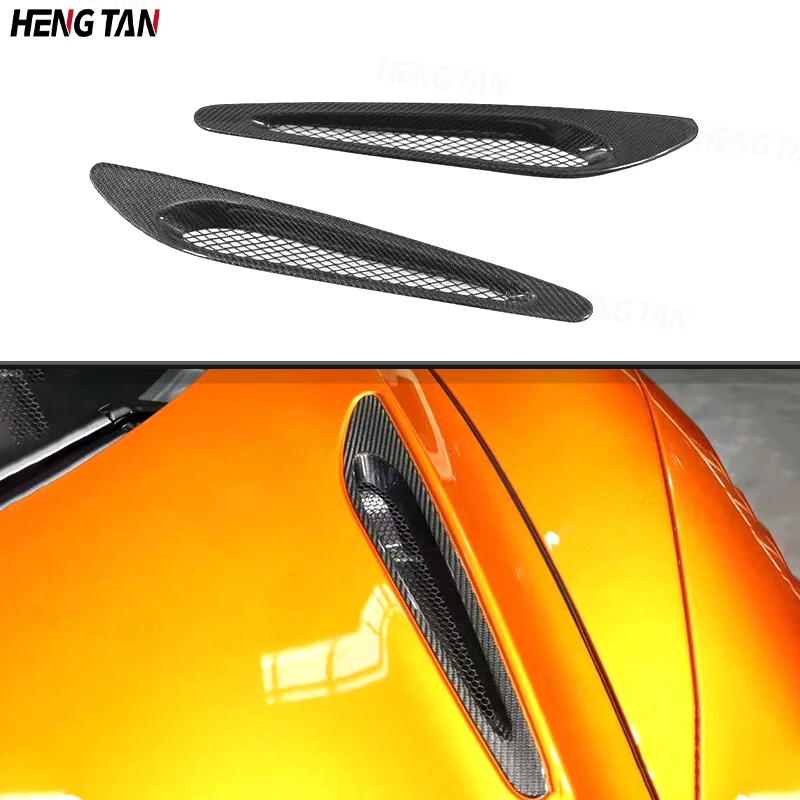 

For McLaren 720S 2017+ Carbon Fiber High Quality Body Kit Front Hood Vent Grille Frame Hood Intake Grille Frame Trim