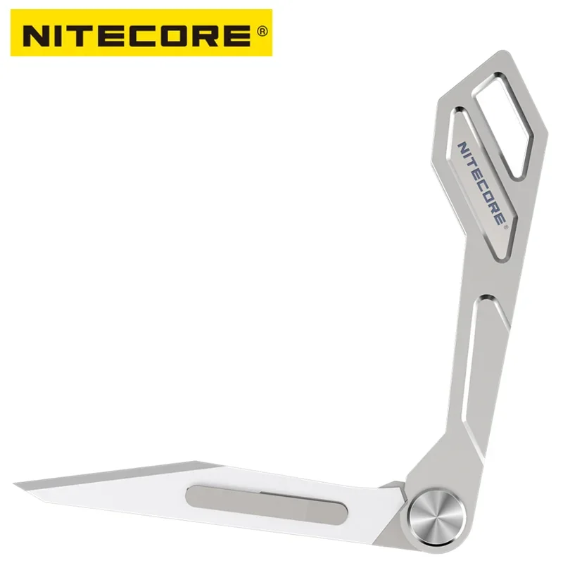 NITECORE NTK05 Mini Keychain Knife UltraTiny Titanium Keychain Tools Lightweight Multiple Purpose Folding Knife