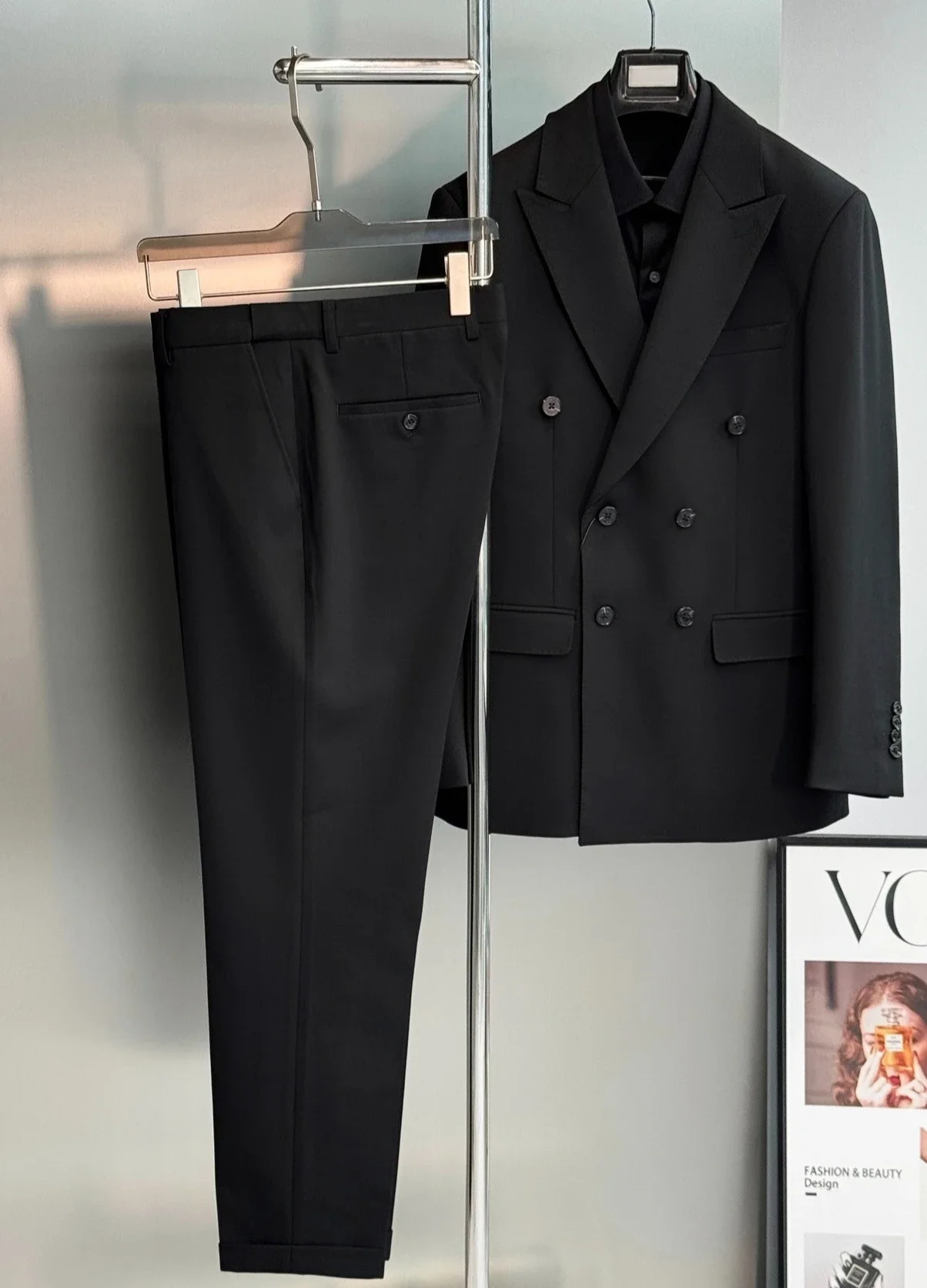 Italian CA three-dimensional tailoring suit jacket business casual pants suit