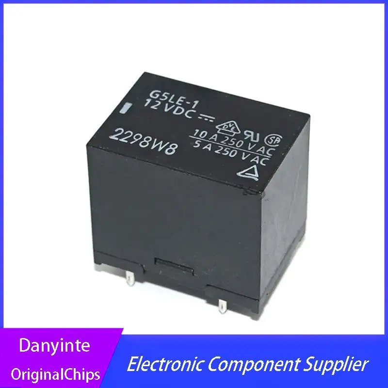 НОВЫЙ 2 шт./лот G5LE-1-12VDC G5LE-1-12V G5LE-1 12VDC 10A 12V