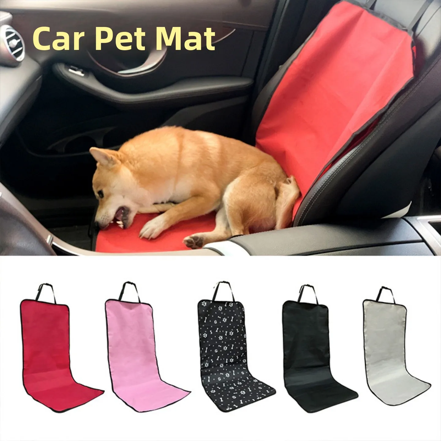 

Универсальный чехол-накидка для собак в автомобиль из водонепроницаемой ткани Оксфорд для путешествий на природе, специальный коврик для перевозки собак в салоне автомобиля