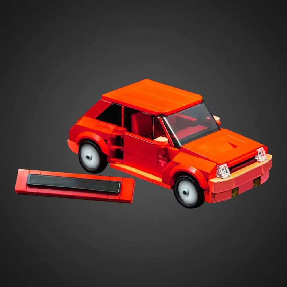 

2026 New MOC Renaults 5 Turbo Building Blocks Model Renaults 5 Turbo Red Racing Bricks Assembly Toys Kids DIY Birthday Gifts