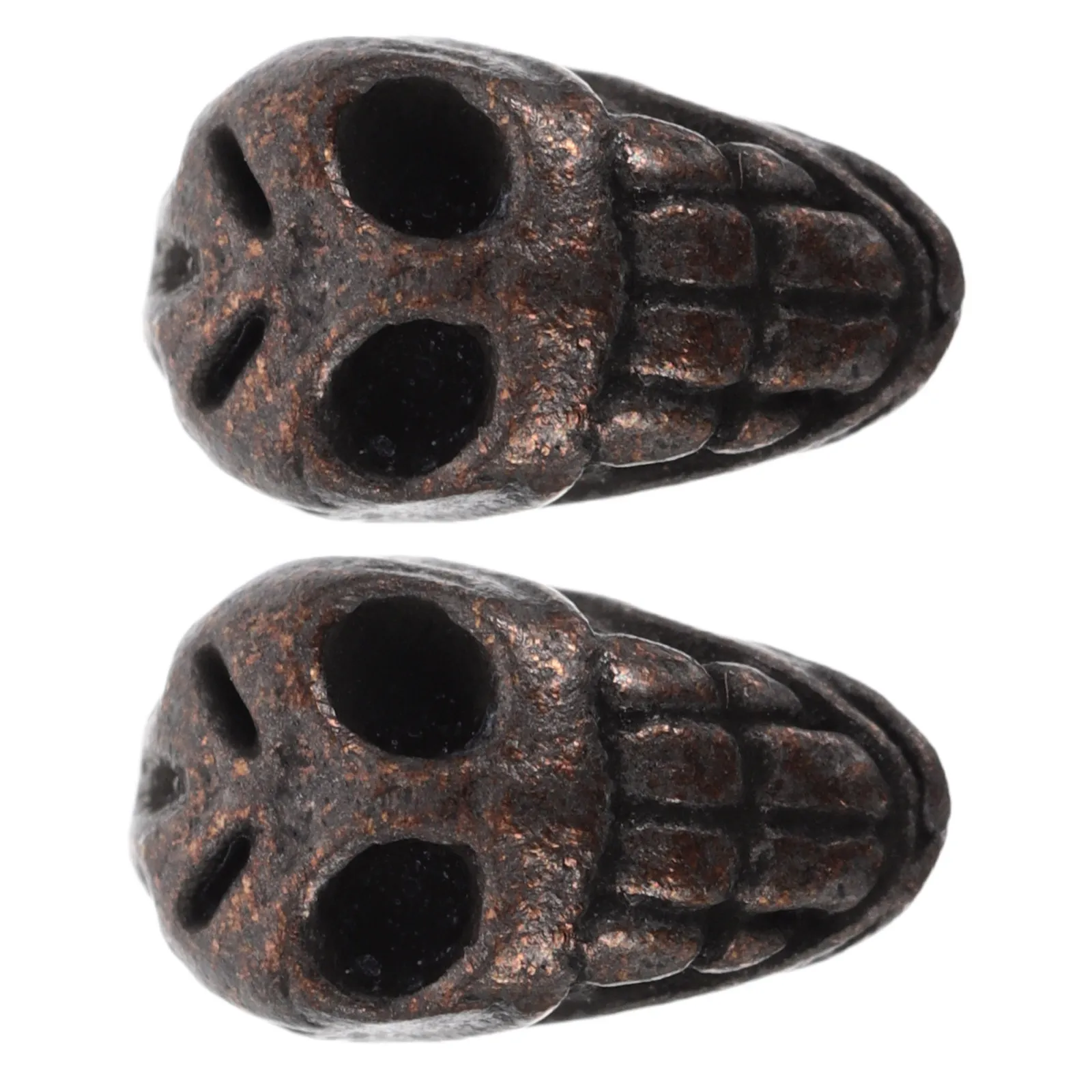 

2Pcs Hair Scissor Muffler Skull Design Hair Shears Replacement Noise Reducing Salon Scissor Parts Professional Quiet Haircut