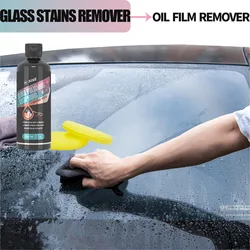 Car Glass Oil Film Remover Polishing Compound Windshield Cleaner Glass Oil Paste Film Removal Cream Clear Window Auto Detailing