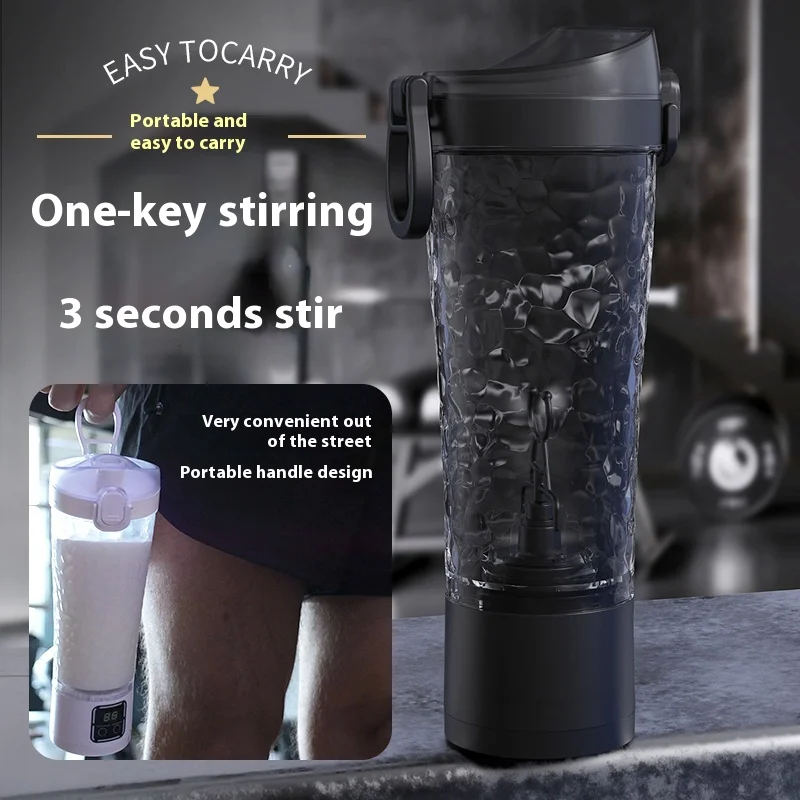 

3 Kinds of Power Shaker Bottle electric Shake Cup Water Bottle Plastic Rechargeable Portable Coffe Mixing Cup For Outdoor Gym