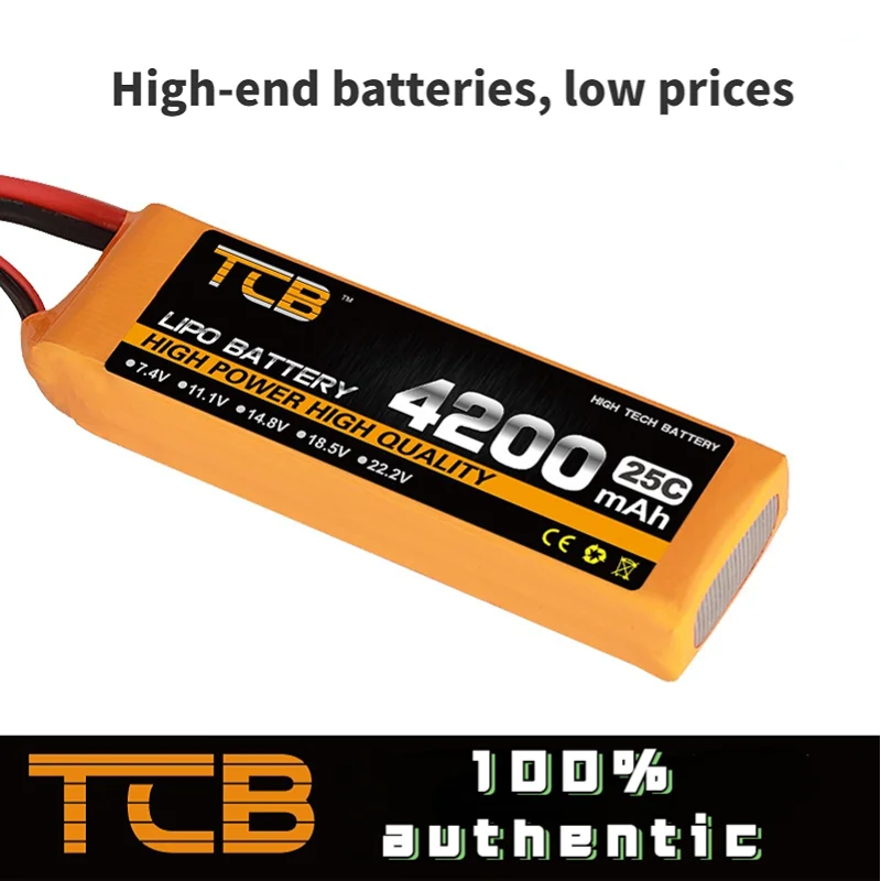 Lipo 2S 3S 4S 6S 7.4V 11.1V 14.2V 22.2V 4200 5200 6000mAh akumulator XT60-T Deans wtyczka do helikopter RC zdalnie sterowana łódka RC samochodowego