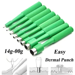 5pcs Disposable Sterilized Biopsy Dermal Anchor Puncher Professional Dermal Punch for Skin Piercing Micro Dermal Piercing Tool