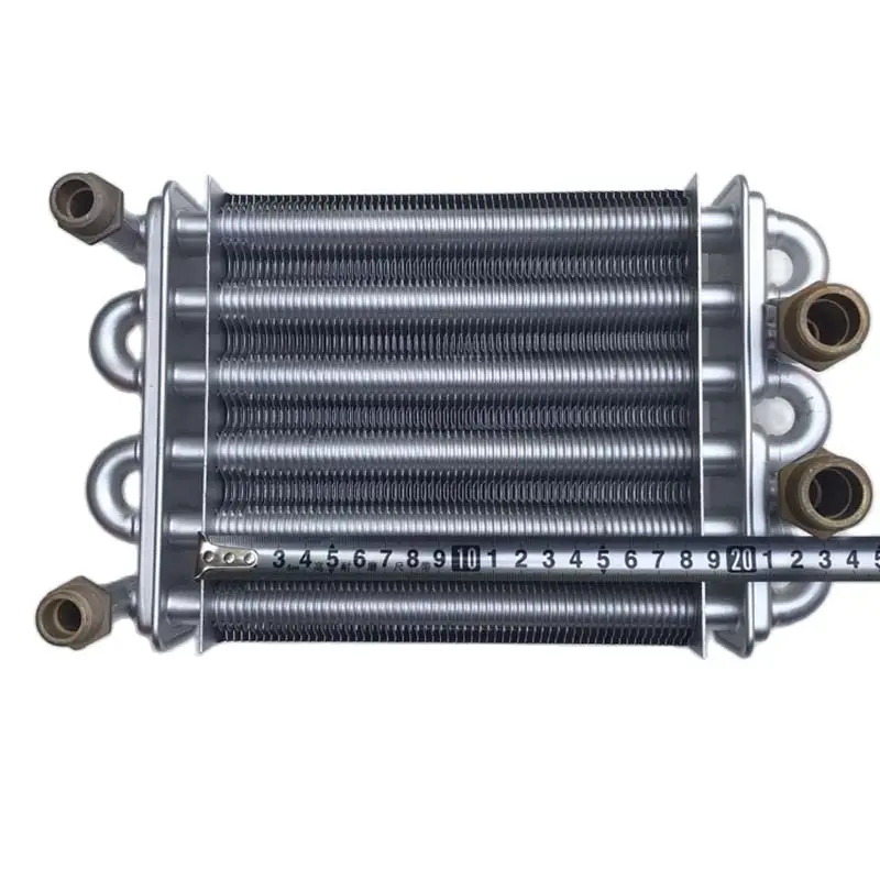 187MM Length Double Pipe Heat Exchanger For Vaillant Vanward BAXI ARISTON Gas Boiler Replacement