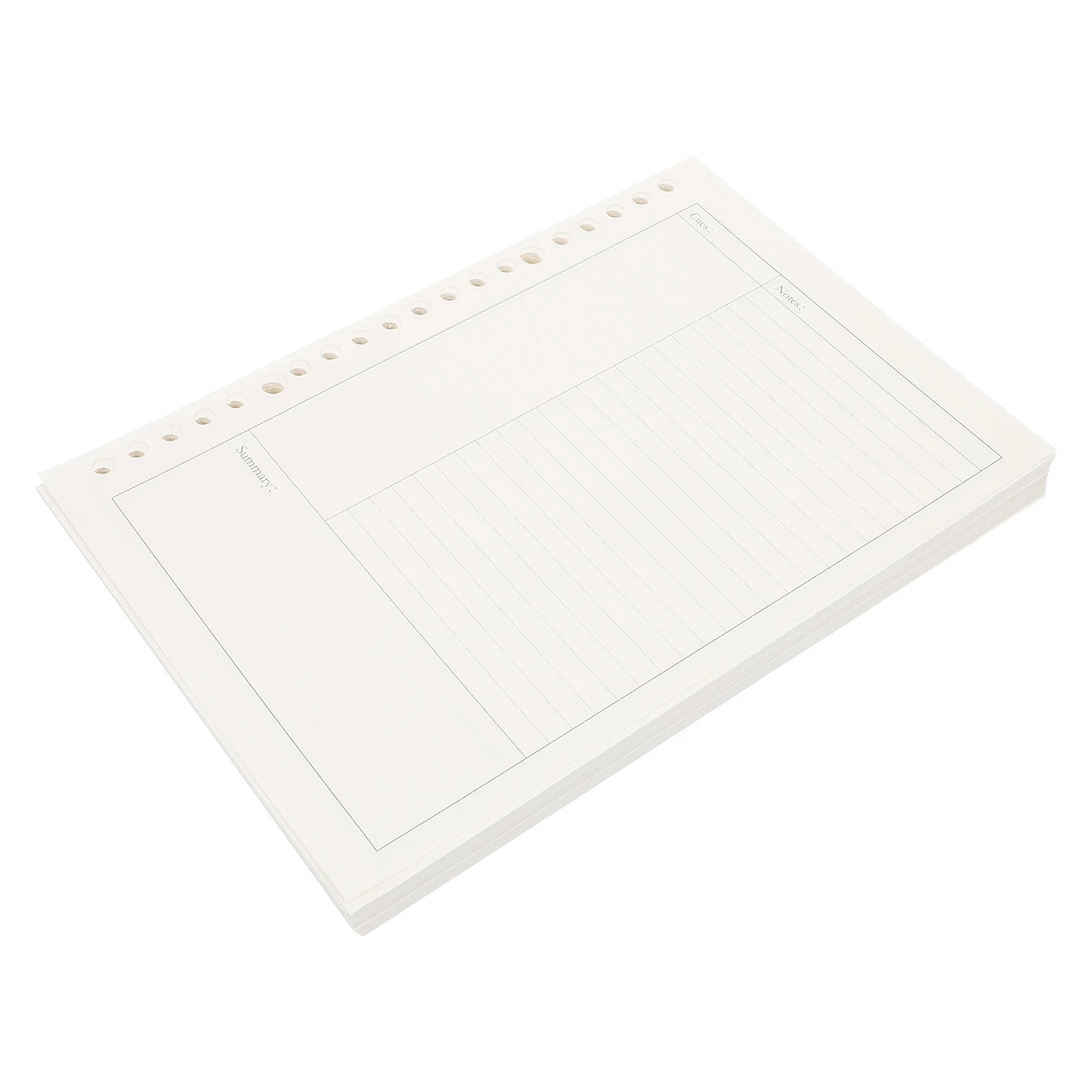 150 قطعة A5 ورق استبدال أوراق فضفاضة قسط جودة الطباعة خطوط الخط واضحة لتنظيم خطط A5 ورقة فضفاضة #5