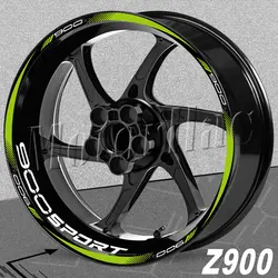 Motorcycle Wheel Rim Stickers Reflective Hub Stripe Tape Decals Accessories Waterproof For Z900 z 900