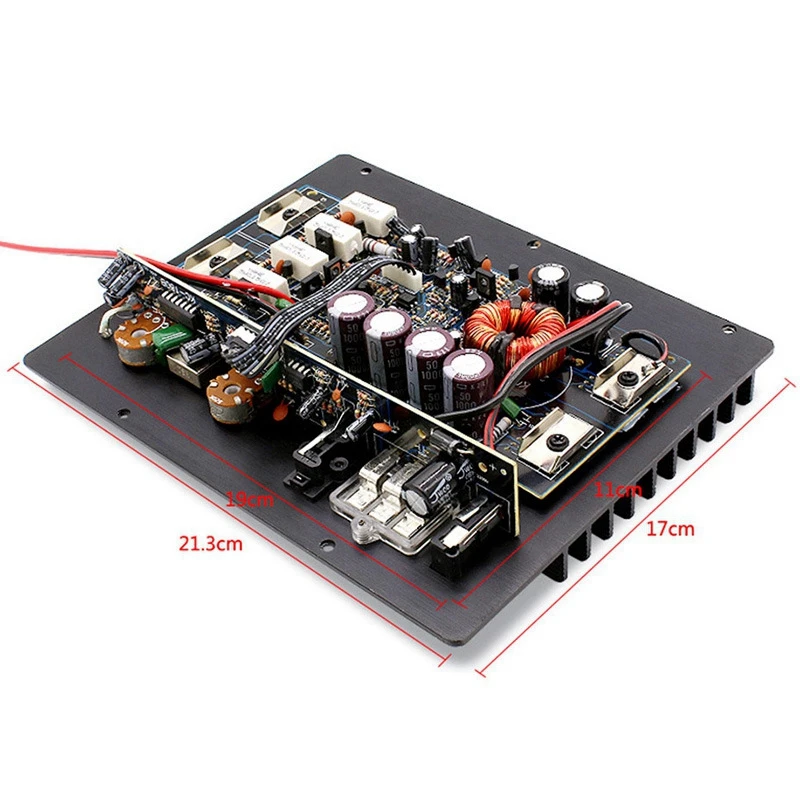 Car audio single channel amplifier Car power amplifier 1000W12V subwoofer power amplifier board KL-180 power amplifier