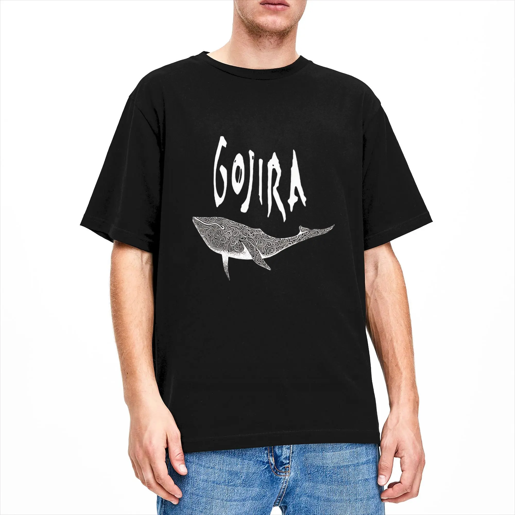Rock Band G-Gojiras Tour Pure Cotton T Shirt For Men's Summer  Vintage T-Shirts O Neck Fashion Tees Plus Size Wholesale Clothing