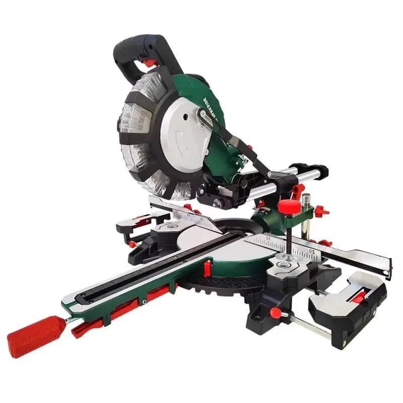 Aluminum Sawing Machine Woodworking Cutting Machine Multifunctional High Precision 45° Push-pull Lever Miter Saw Cutting Aluminu