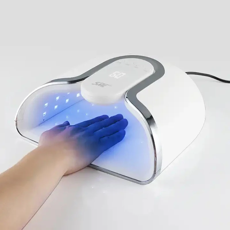 146W 48LEDs Nail Drying Lamp For Manicure Professional Led UV Drying Lamp With Auto Sensor Smart Nail Salon Equipment Tools