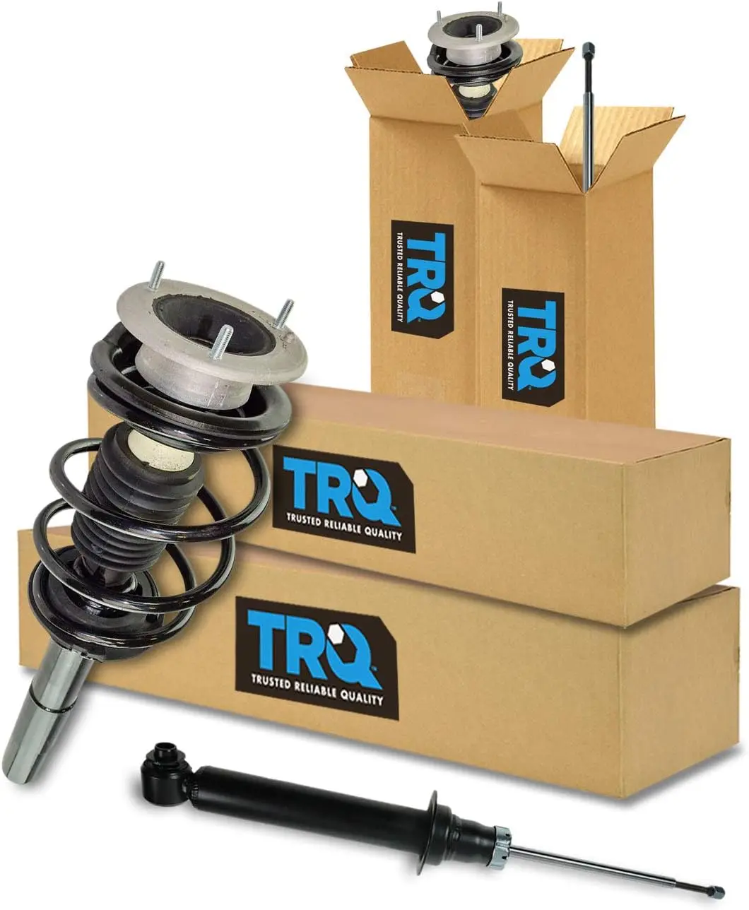 

Полный комплект передней и задней стойки и амортизатора Полный комплект стойки и винтовой пружины в сборе, совместимый с BMW 2001-2003 гг.