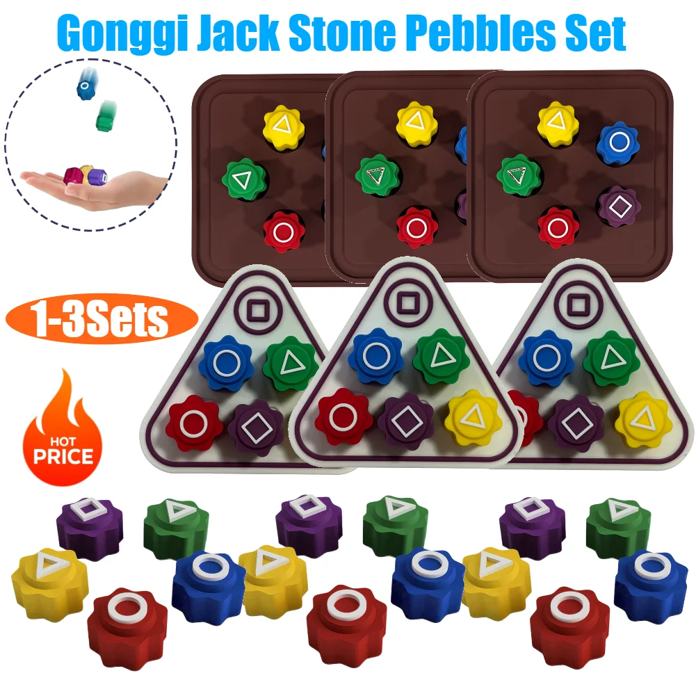 

Традиционная игровая игра Gonggi Jack Stone Pebbles, набор тренировочных игрушек для координации рук и глаз, набор Gonggi для настольной игры, игры для вечеринок