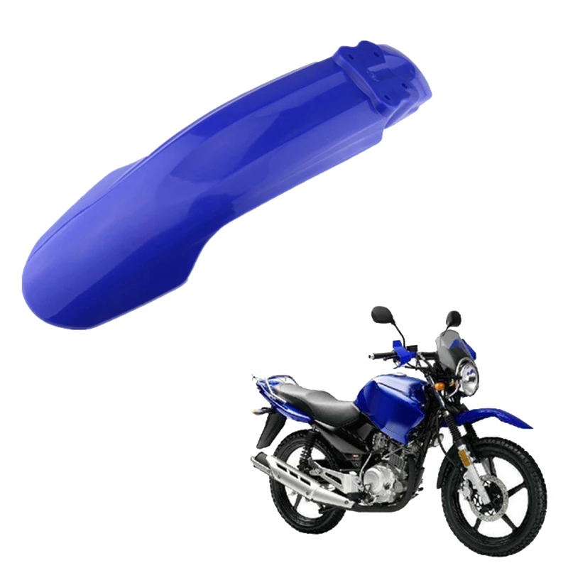 Motorcycle Front Protective Cover for YBR125 YBR125G YBR 125 Dirt Bike Off Road Mudguard Blue