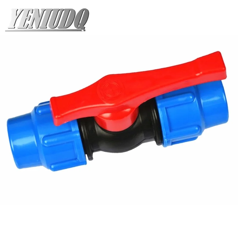 Tap Water Irrigation 20/25/32/40/50/63mm Plastic Water Pipe Quick Valve Connector PE Tube Ball Valves Accessories