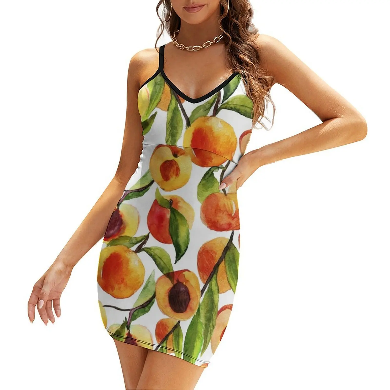 

Passionate for peaches Sling Dress ceremony dresses Women's evening dress summer outfits for women 2025 wedding guest dress 2025