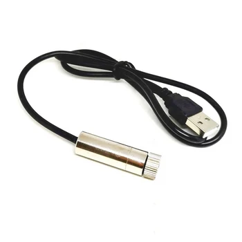 IR lazer 980nm 30mW nokta kızılötesi diyot modülü odaklanabilir Lens ile USB güç adaptörü