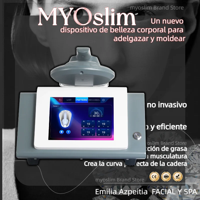 

Машина для моделирования тела RF Скульптура Потеря веса Сжигание жира Оборудование для стимуляции мышц 6500 Вт HI-EMT MYOslim