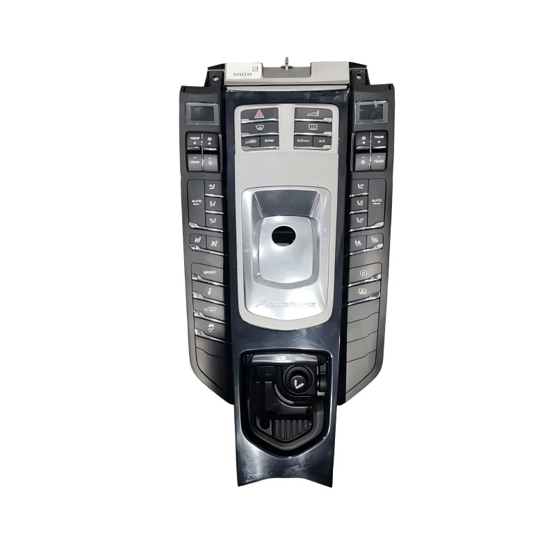 Original Central Console Saddle Panel for Panamera 970, with air Conditioning Control Buttons, Model 970.613650.00.DML