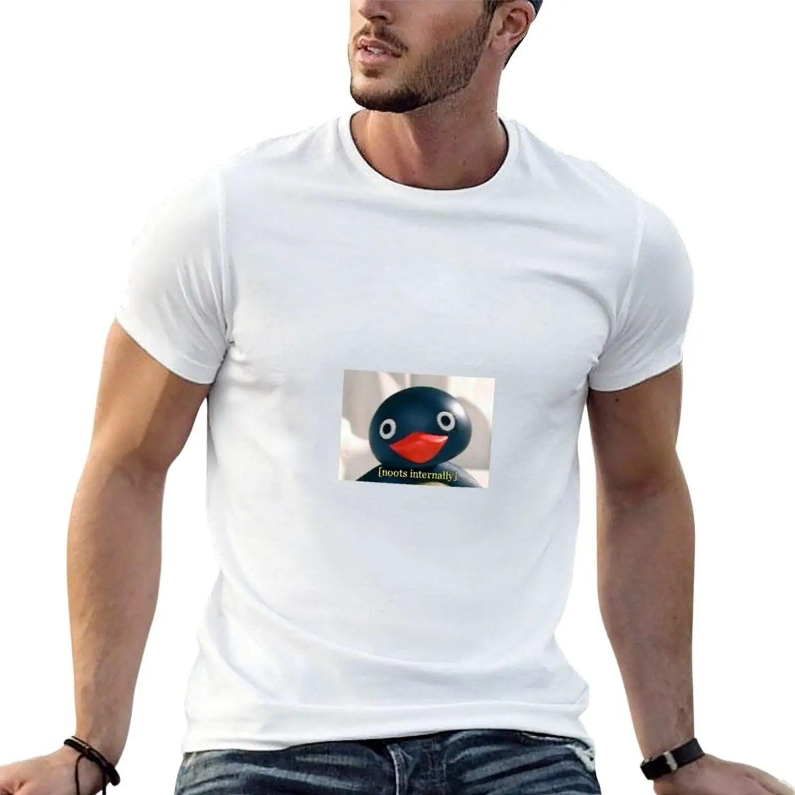 noots internally meme T-Shirt boys whites oversized graphic tee mens graphic t-shirts funny