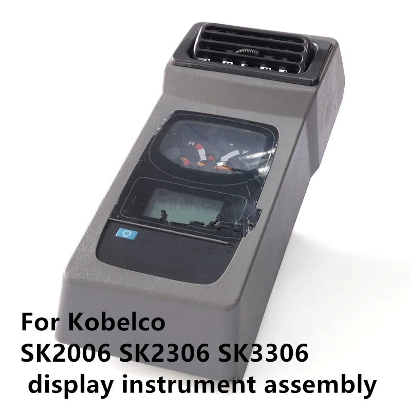 

For excavator dashboard for Kobelco SK200-6 SK230-6 SK330-6 display monitor instrument assembly high quality accessories