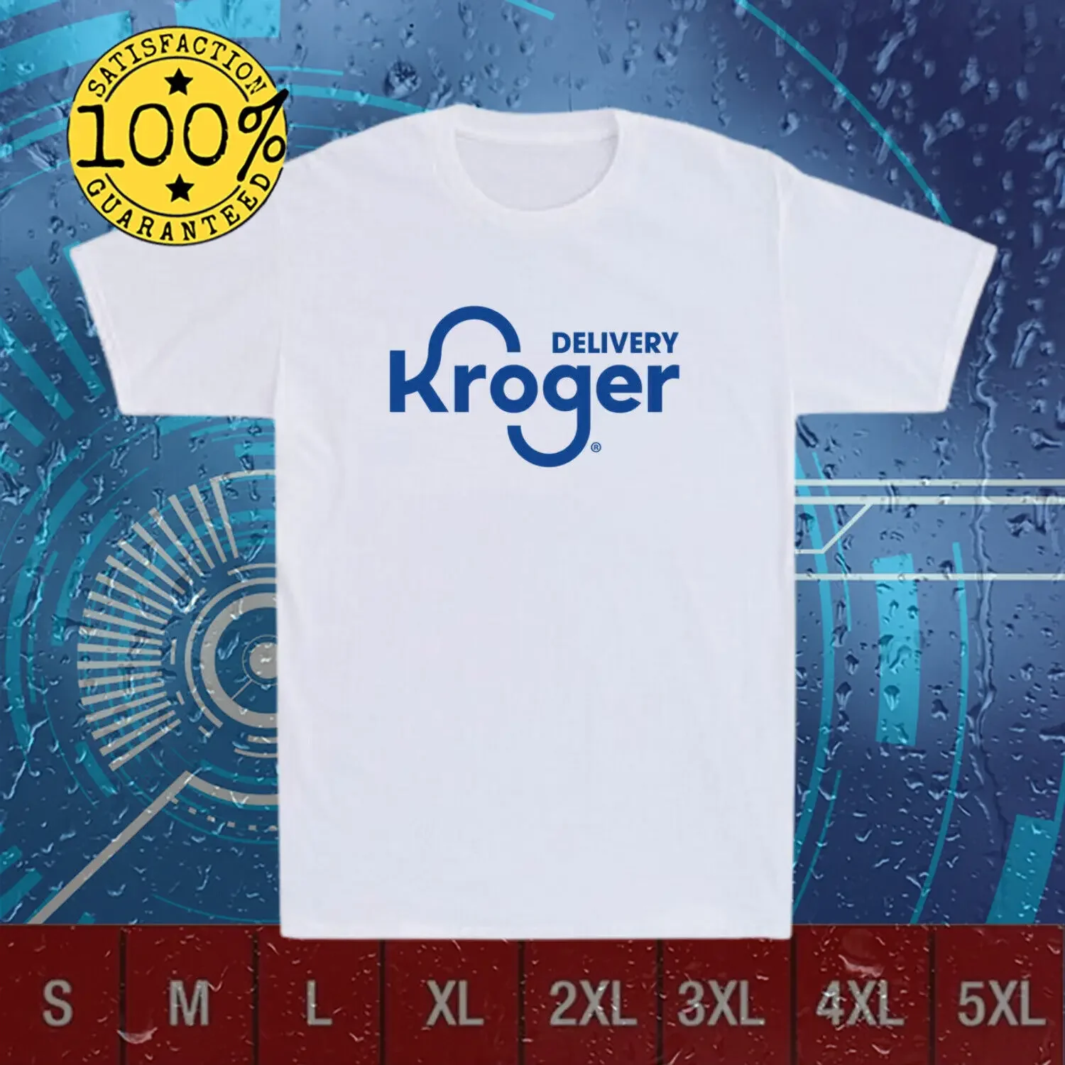 Kroger Delivery Logo T-SHIRT UNISEX TEE FUNNY USA SIZE S-5XL