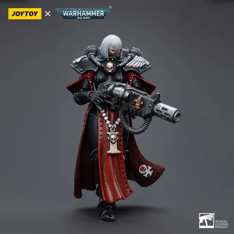 JOYTOY Warhammer 40k 1/18 액션 피규어 Adepta Sororitas Battle Sister Superior Imagifier Jurel Anime 군용 장난감 모델 팬용