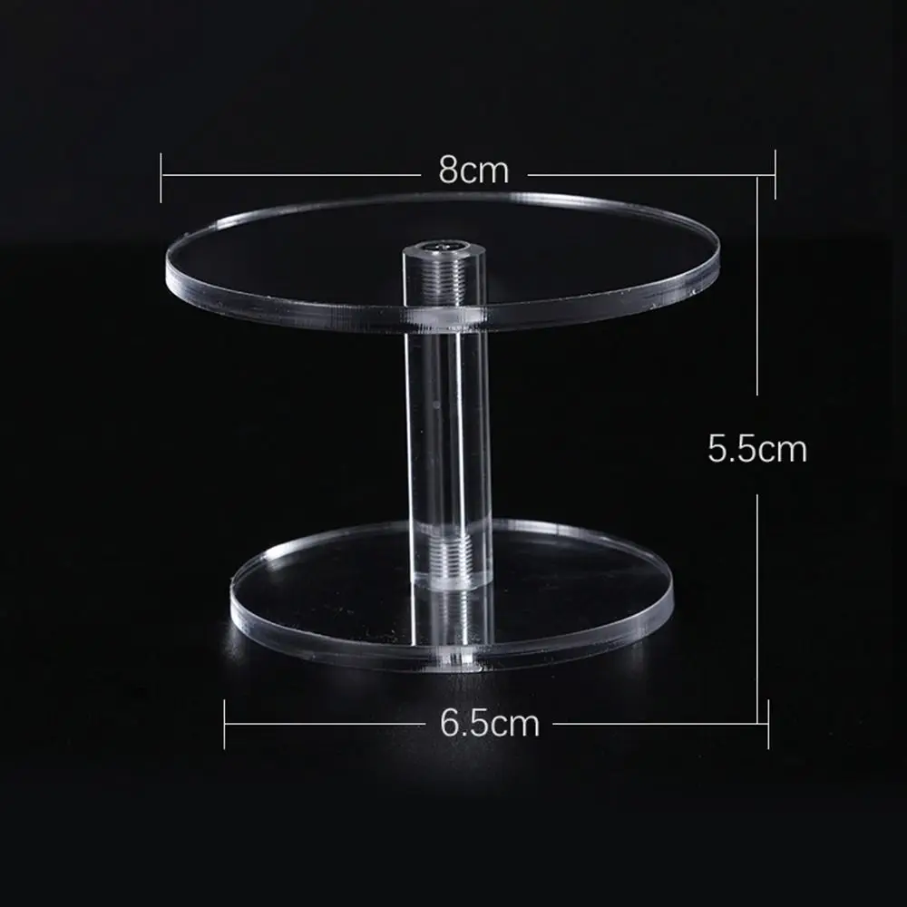 Storage Rack Round Jewelry Blind Box Display Stand Acrylic Clear Jewellery Cosmetic Holder Shelf