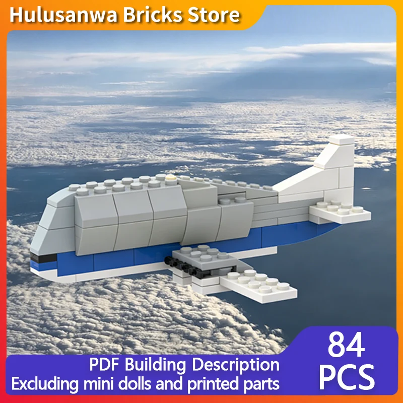 

Cargo Transport Aircraft Model MOC Building Bricks War Equipment Modular Technology Gifts Holiday Assemble Children Toys Suit
