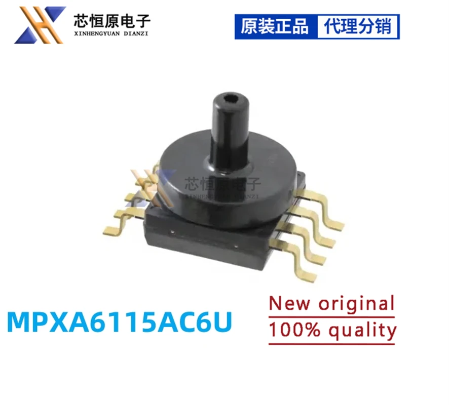 

100% New MPXA6115AC6U Pressure Sensor 115kpa 5V Absolute