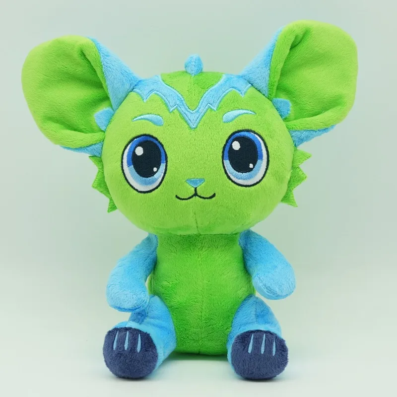 New Anime Creatures of Sonaria Aerix Plush Doll Fantasy Green Elf Creature Stuffed Plush Toy Home Decoration Gift for Fans