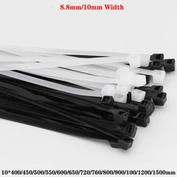 10*450/500/550/600/650/720/760/800/900/1000mm 8.8/10mm Width Self-Lock Nylon Plastic Strap Wrap Ziptie Bundle Zip Ties Cable Tie