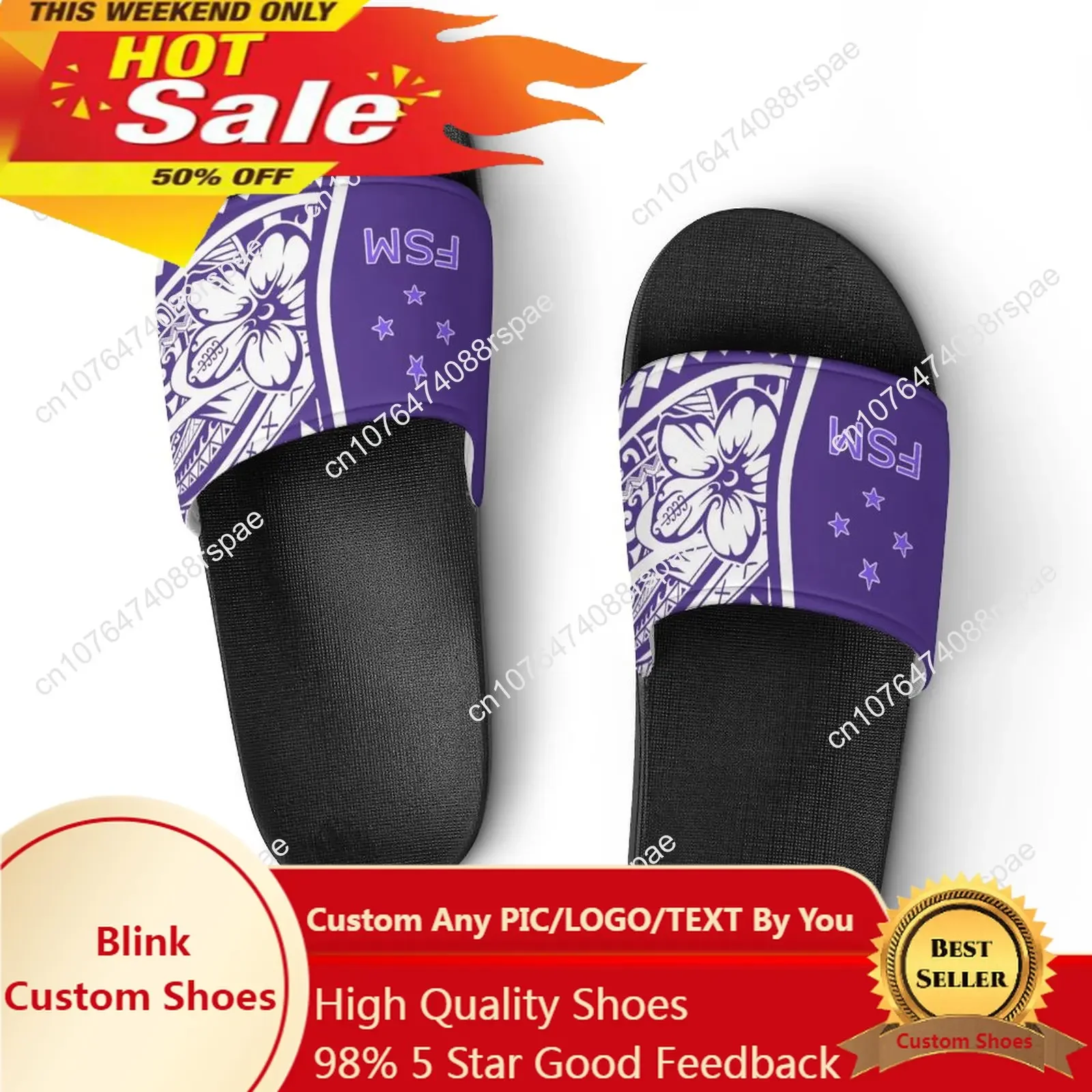 New Print Adult Indoor Slippers Fashionable Design Slipper Polynesian Traditional Tribal Women Men Beach Sandal Slippers